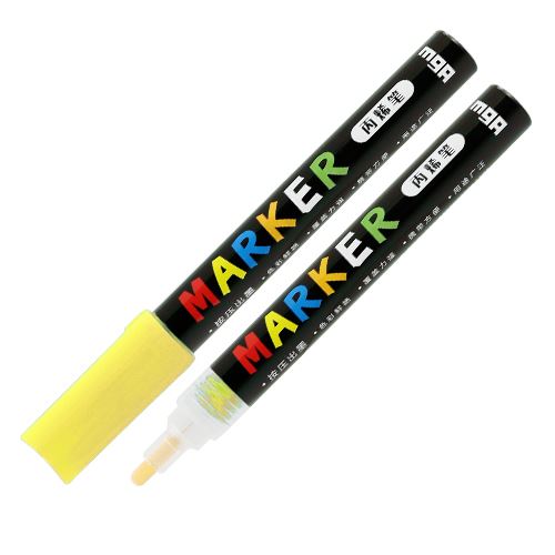 Popisovač akrylový M&G MOCALO Acrylic Marker 2 mm, Neon Yellow S040