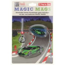 Doplňkový set obrázků MAGIC MAGS Race Car Chuck k aktovkám GRADE, SPACE, CLOUD, KID (3)
