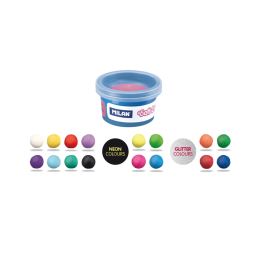 Plastelína MILAN Soft Dough základní,neonové,glitrové barvy - sada 16 ks (3)