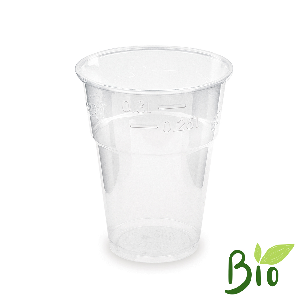 WIMEX Kelímek průhledný 0,3 l (PLA BIO) 50 ks