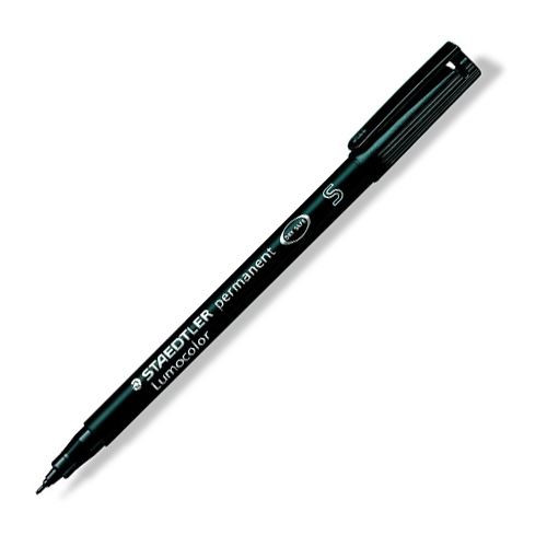 Permanentný popisovač, OHP, 0,4 mm, STAEDTLER "313 S", čierny