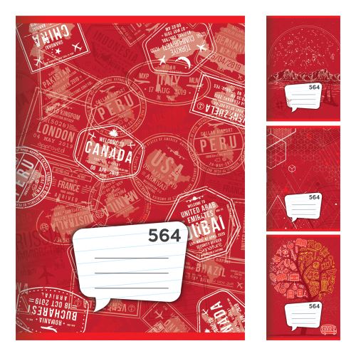 Zošit A5, 60 listový - linajkový 564 