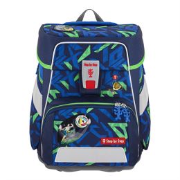 Školní aktovka SPACE pro prvňáčky - 5-dílný set, Step by Step Soccer Ben, certifikát AG (1)