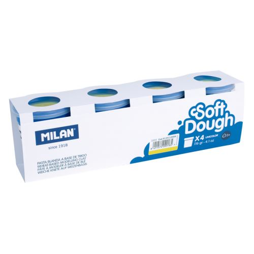 Plastelína MILAN Soft Dough žltá 116g /1ks