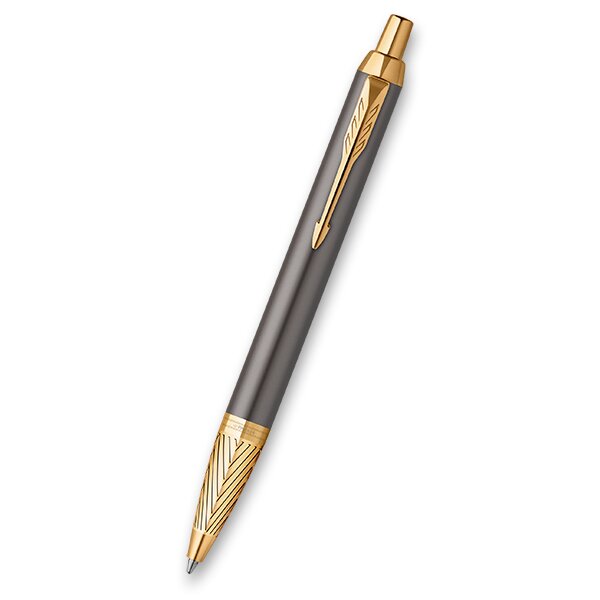 PARKER Kuličkové pero PARKER IM Premium Arrow GT + šedý zápisník