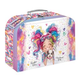 Dětský kufřík 25 cm Rainbow Ella - Duha
