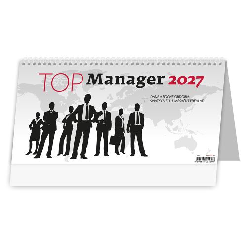 Stolní kalendář 2027 Top Manager