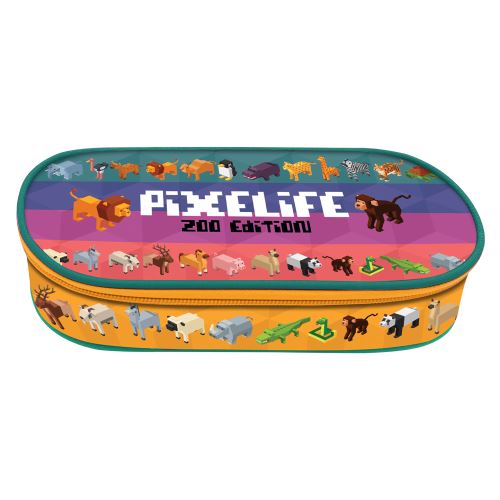 Penál JUNIOR S8 - Pixelife Zoo Edition
