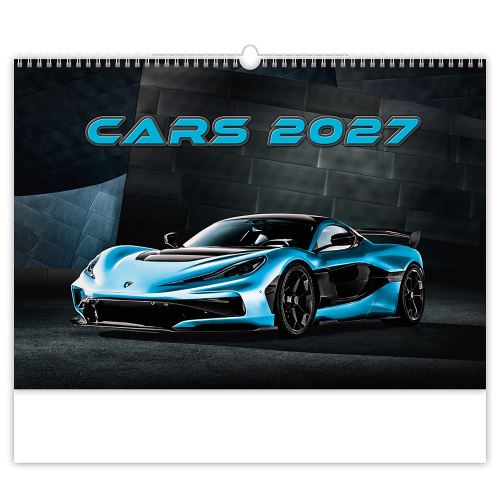 Nástěnný kalendář 2027 Cars