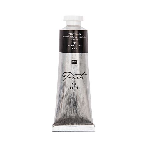 olejová farba Prato 60 ml, Ivory Black