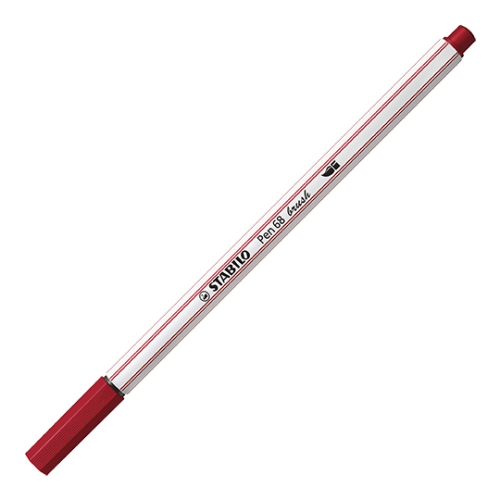 STABILO Fix se štětcovým hrotem pro různé šířky čar STABILO Pen 68 Brush, purpurový