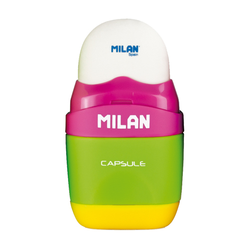 Guma + ořezávatko MILAN Capsule Mix 65 x 35 x 24 mm