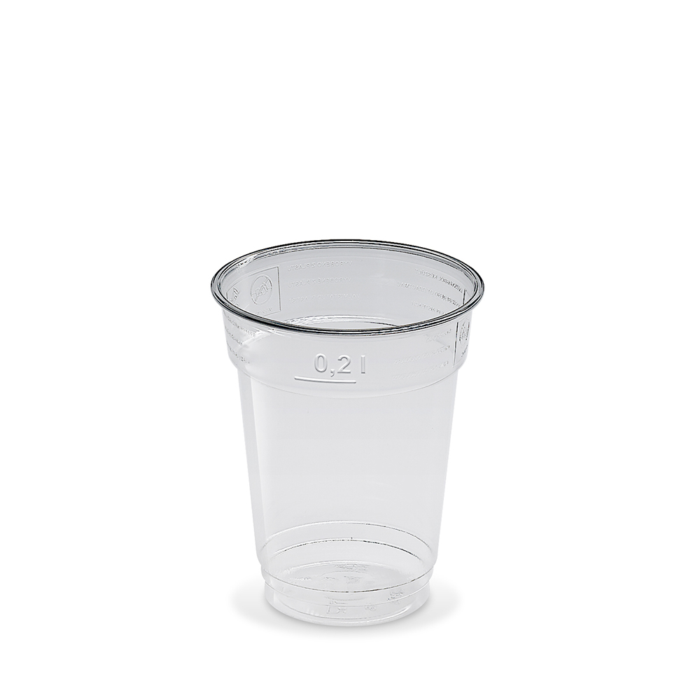 Pohár (rPET) číry Ø78mm 0,2L [50 ks]
