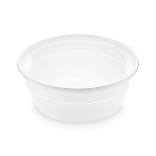 Miska (PP) bílá O127mm 350ml [50 ks]