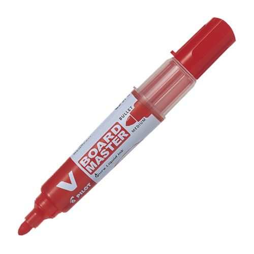 Popisovač na tabule, 2,3 mm, kuželový, PILOT "V-Board Master", červený