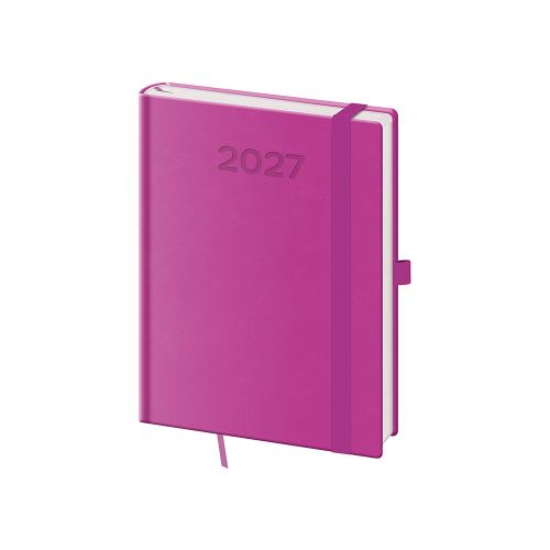Diář 2027 denní B6 Print Pop - fialová