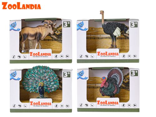 Zoolandia zvířátko safari 4druhy v krabičce