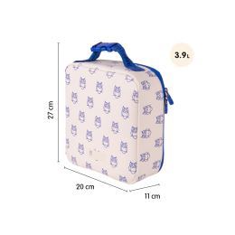 Izotermická taška na potraviny MILAN 460 (3,9 L) + 3x svačinový box - béžová (2)