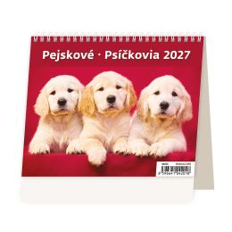 Stolní kalendář 2027 MiniMax Pejskové/Pejskové