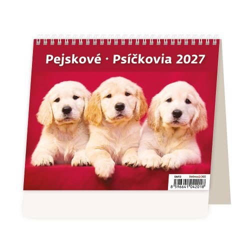 Stolní kalendář 2027 MiniMax Pejskové/Pejskové
