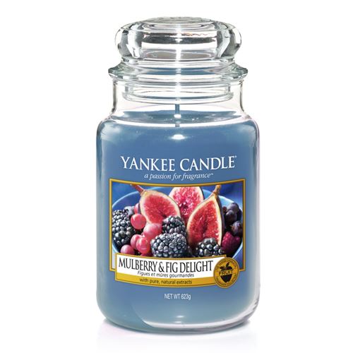 Sviečka Yankee Candle - Mulberry and Fig Delight, veľká