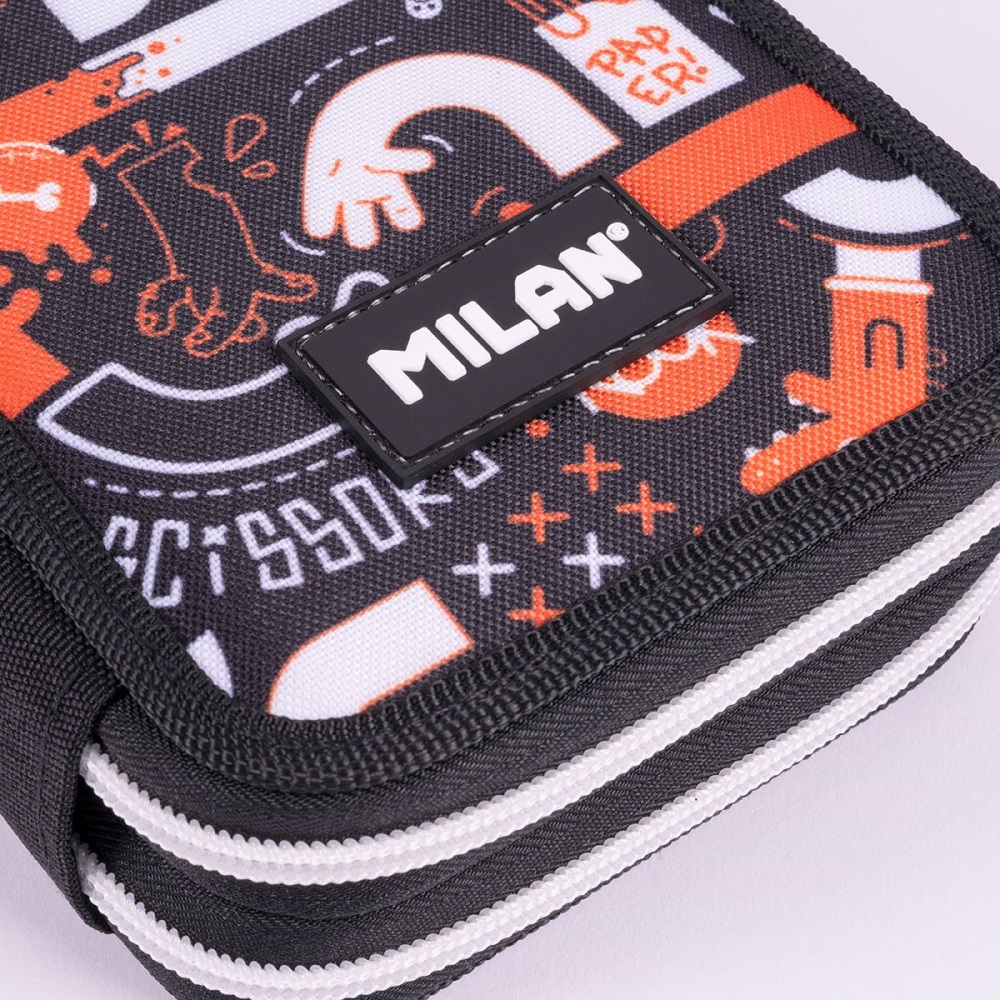 Penál 2-patrový/plněný MILAN - série Fingers