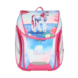Školní batoh - 5-dílný set s magnet. přezkou UNICORN MAGIC 3D (2)