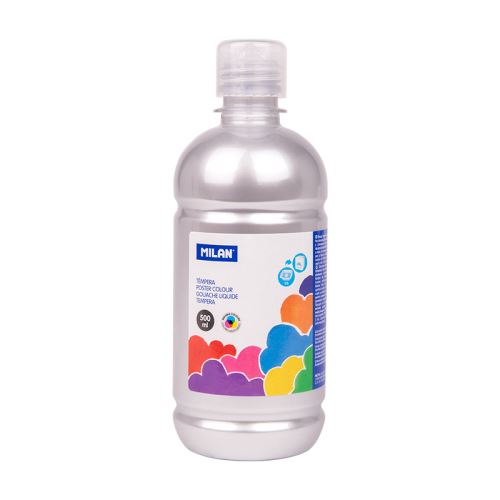 Farba temperová MILAN 500ml strieborná