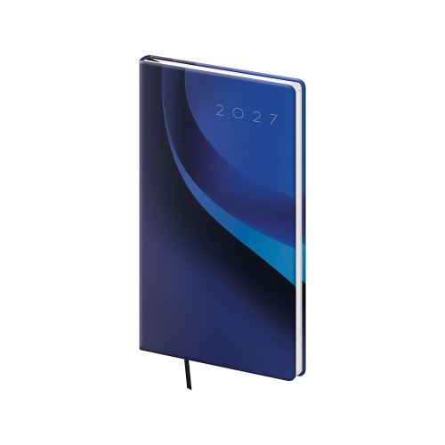 Diář 2027 týdenní kapesní Vario - 2 BLUE WAVE