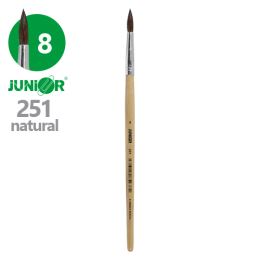 Štětec kulatý JUNIOR č. 8" 251 Natural