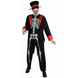 Kostým pro dospělé Dead Man (klobouk, kabát, overal), velikost 52 Kostým pro dospělé Dead Man (klobouk, kabát, overal), velikost 52