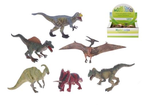 Zoolandia dinosaurus 17-20cm 6druhů 12ks v DBX
