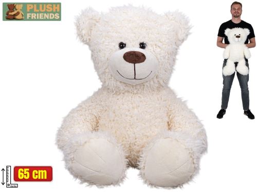 Plush Friends medvěd plyšový 65cm bílý 0m+