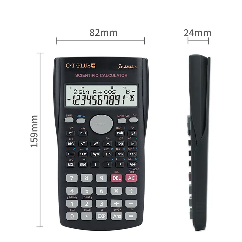 Kalkulačka vědecká OSALO SX-82MS-A (10+2 znaků, 2 řádky)