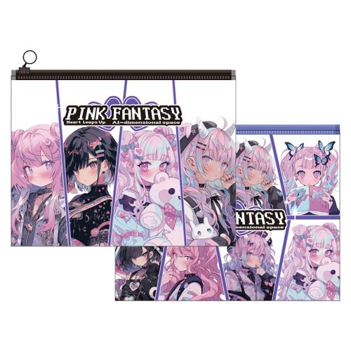 Obálka se zipem na dokumenty A4 M&G Pink Fantasy