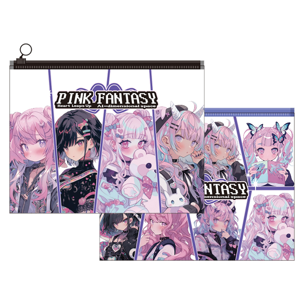 M&G Obálka se zipem na dokumenty A4 M&G Pink Fantasy (mix /cena 1ks)