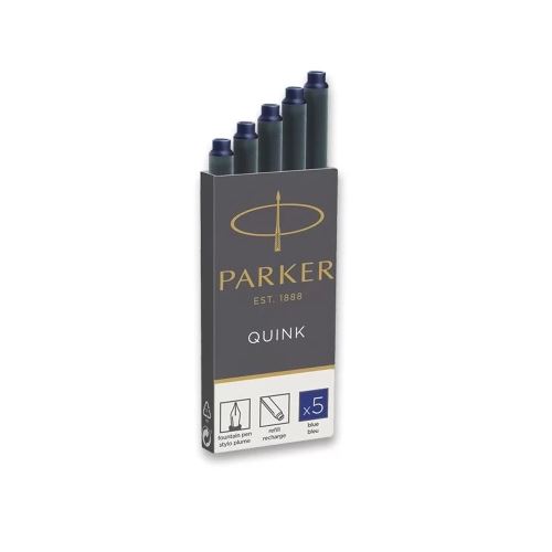 Bombičky Parker, černo-modré 5 ks