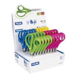 Nůžky školní MILAN pro leváky 5,5"/14 cm (mix /cena 1ks)