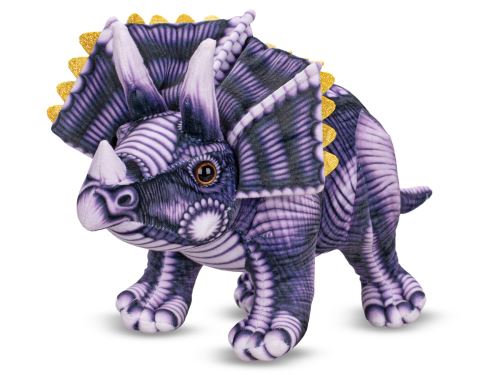 Triceratops plyšový 35cm stojící 0m+
