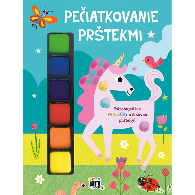 Razítkování prstíky - Jednorožec
