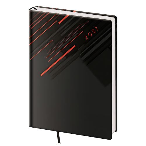 Diář 2027 týdenní A5 Vario - 1 RED LINES