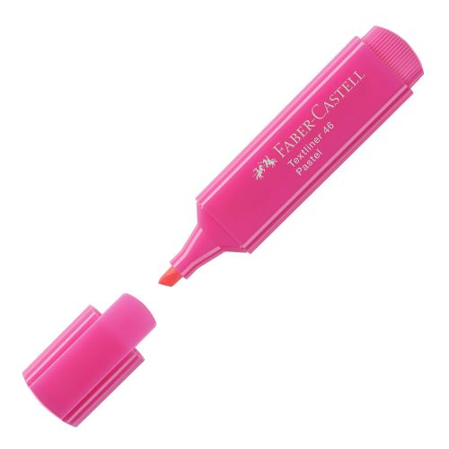 Zvýrazňovač Faber-Castell 1546 Pastel - růžový