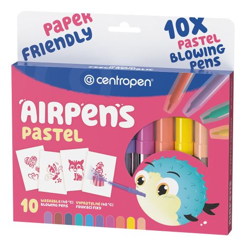 Fixy - foukací CENTROPEN 1500/10 Pastel Colours