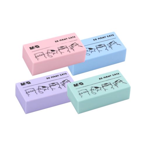 Guma M&G So Many Cats Pastel (4 barvy)