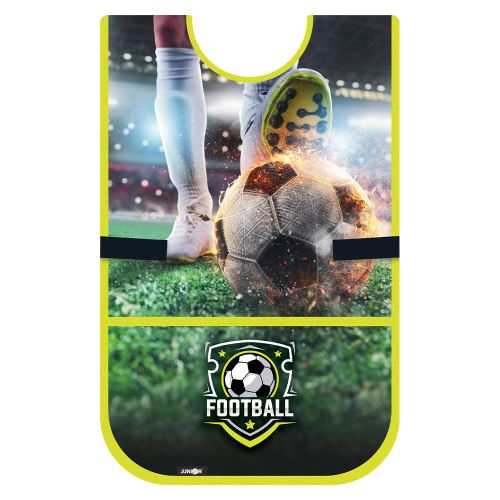 Dětská zástěra /pončo pro výtvarnou výchovu JUNIOR S8 - Fotbal