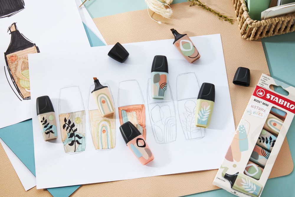 STABILO Rozjasňovač - STABILO BOSS MINI Naturevibes - siena