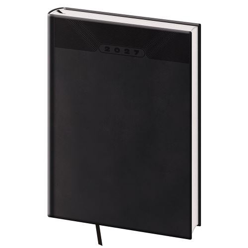 Diář 2027 denní A4 Print Classic - černá