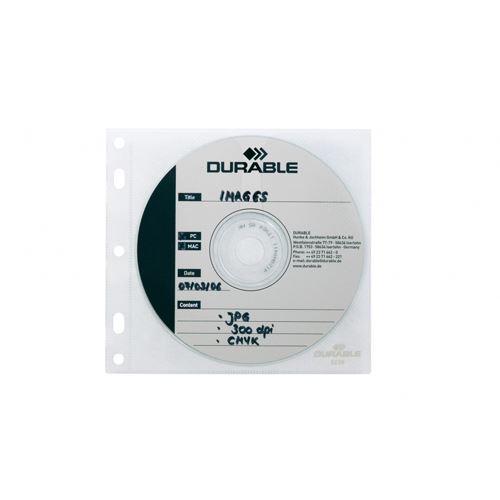 Vrecká s dierovaním na 2 CD/DVD