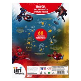 Vymalovánky s tetovačkami - Marvel