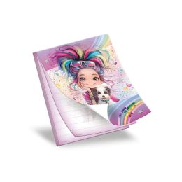 Trhací blok 9x12 cm - Rainbow Ella